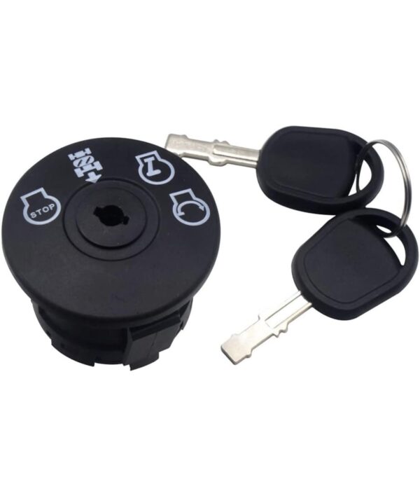 Interrupteur d'allumage 4 positions avec clé pour tondeuse autoportée tracteur
